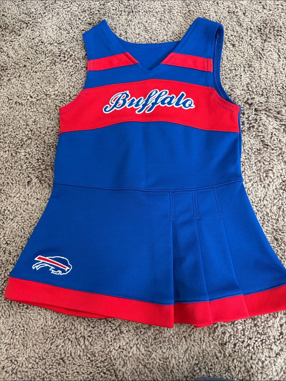 Buffalo Bills Girls' Blue & Red Cheer Dress